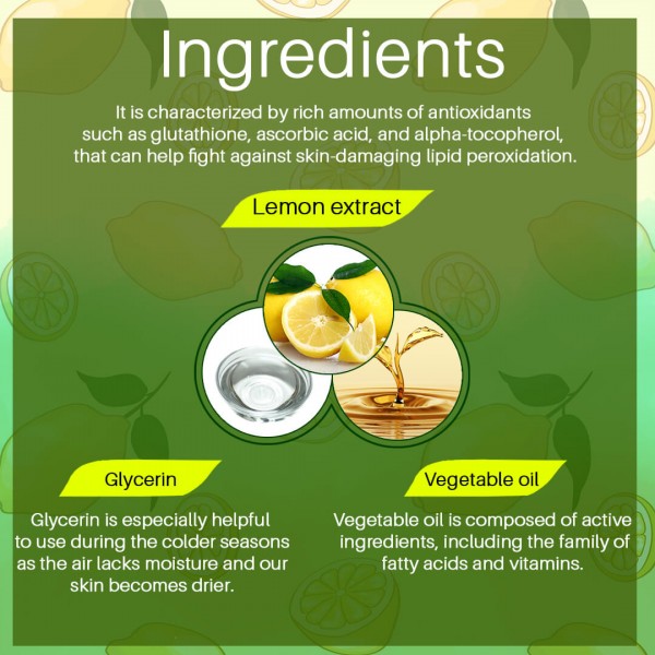 Lemon Soap - Ingredients