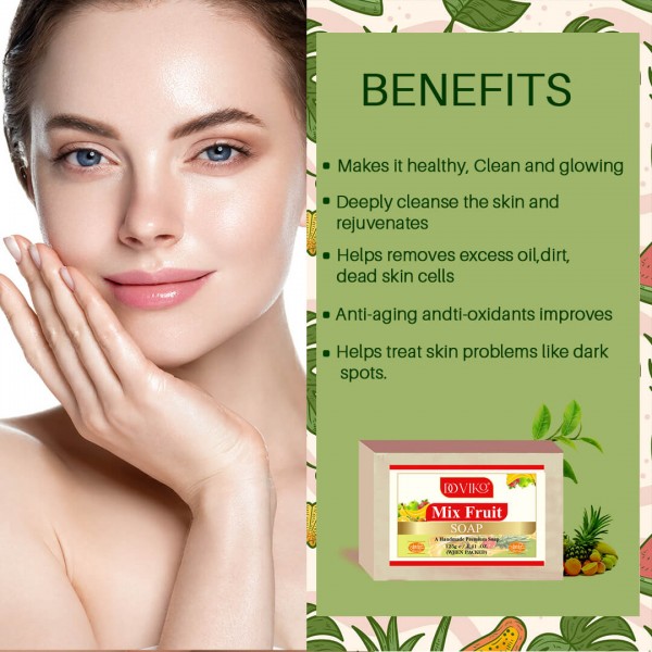 Doviko Mix Fruit Soap - Benefits