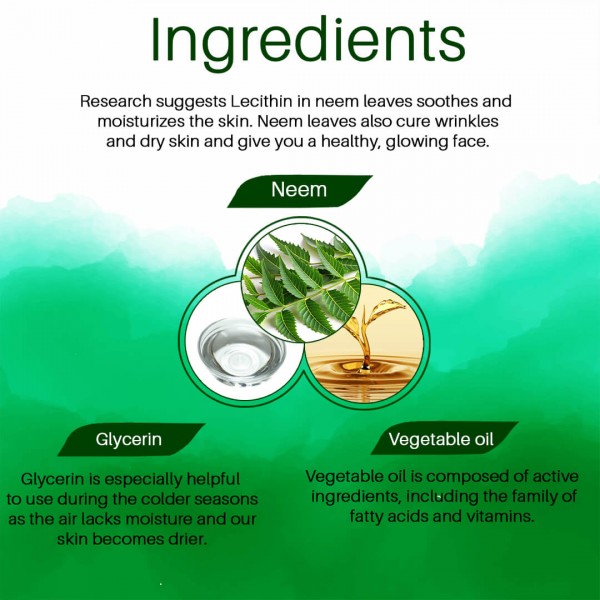 Neem Soaps - Front - Ingredients
