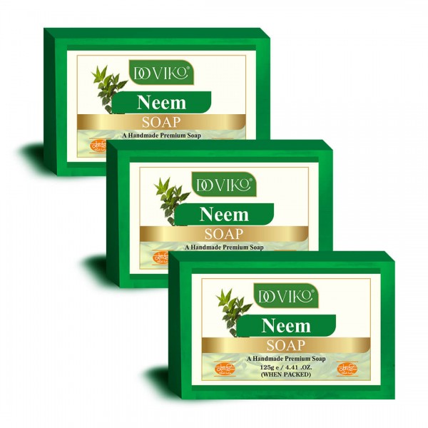 Neem Soaps - Front - Pack of 3