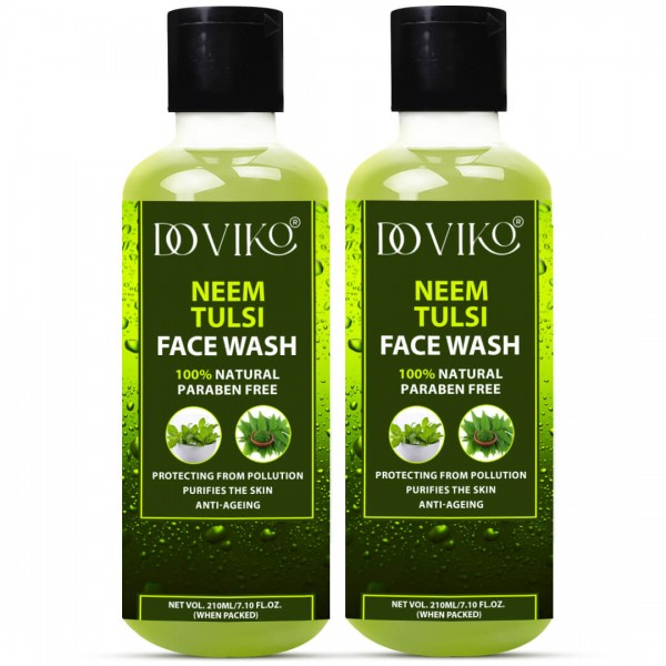 Neem Tulsi Face Wash - Front - Pack of 2