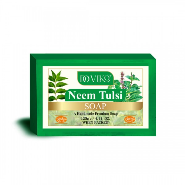 Neem Tulsi Soap - Front - Pack of 1