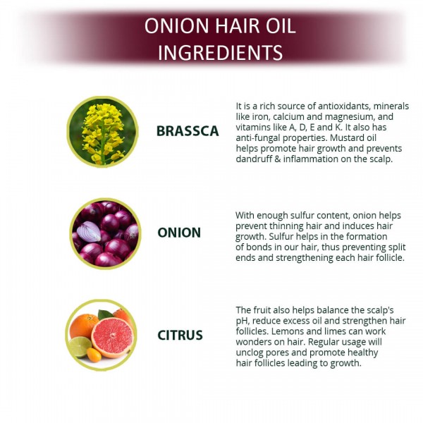 Doviko Onion Oil - Ingredients