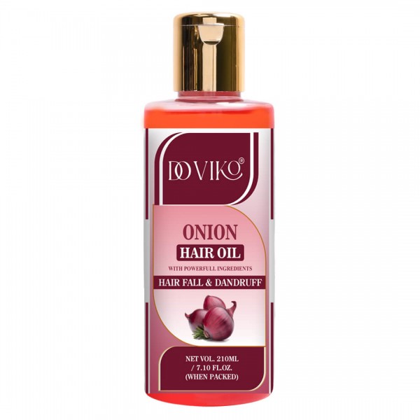 Doviko Natural Onion Hair Oil - Pack of 1 (210 ML) - Front