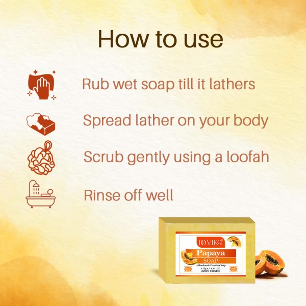 Papaya Soaps - How to Use