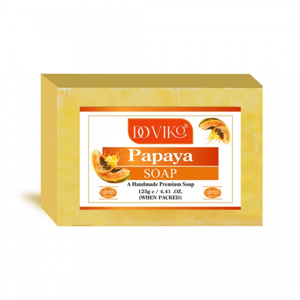 Papaya Soap - Front - Pack of 1