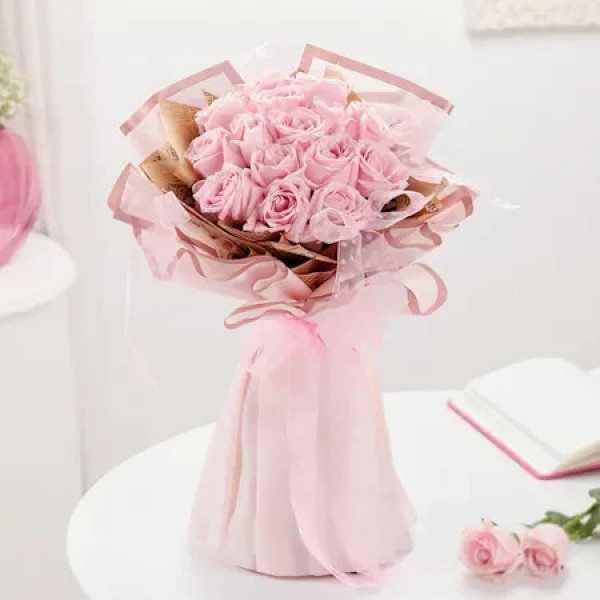 Pink Affection - 15 Roses