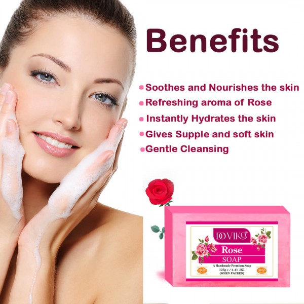 Doviko Rose Soap - Benefits