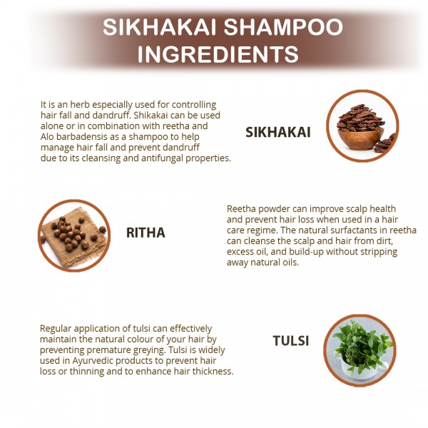 Doviko Natural Shikakai Shampoo - Ingredients