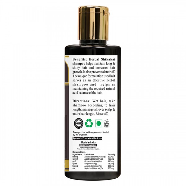 Doviko Natural Shikakai Shampoo - Pack of 1 - Back