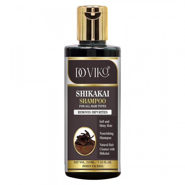 Doviko Natural Shikakai Shampoo - Pack of 1 - Front