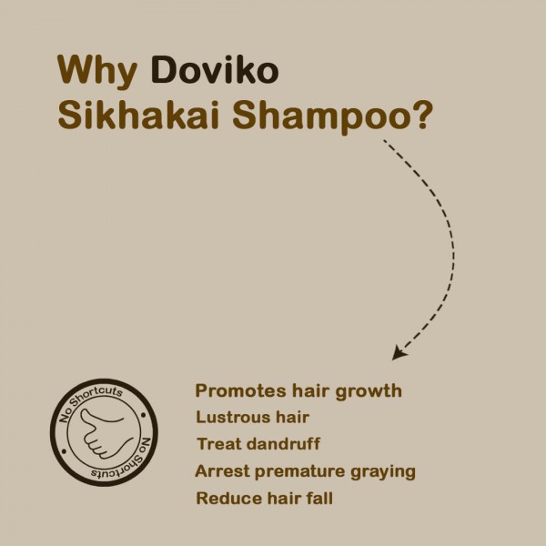 Doviko Natural Shikakai Shampoo - Why Doviko