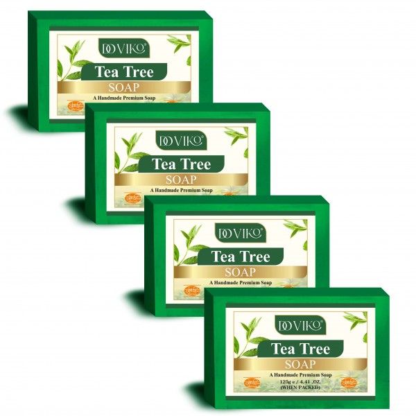 Tea Tree Soaps - Front - Pack of 6