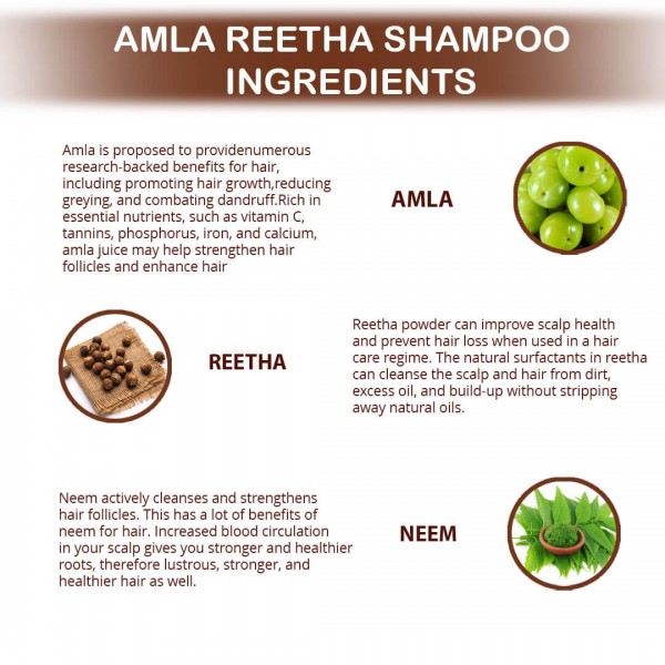 Doviko Natural Amla Reetha Shampoo - Ingredients