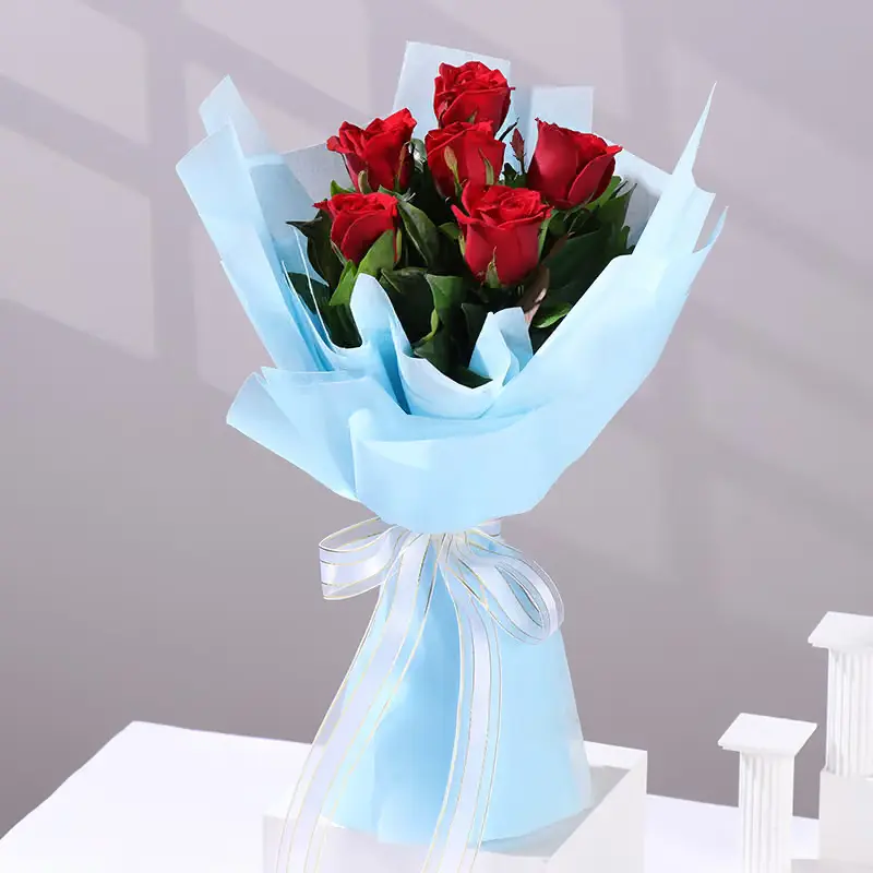 Lovely 6 Red Roses Bouquet