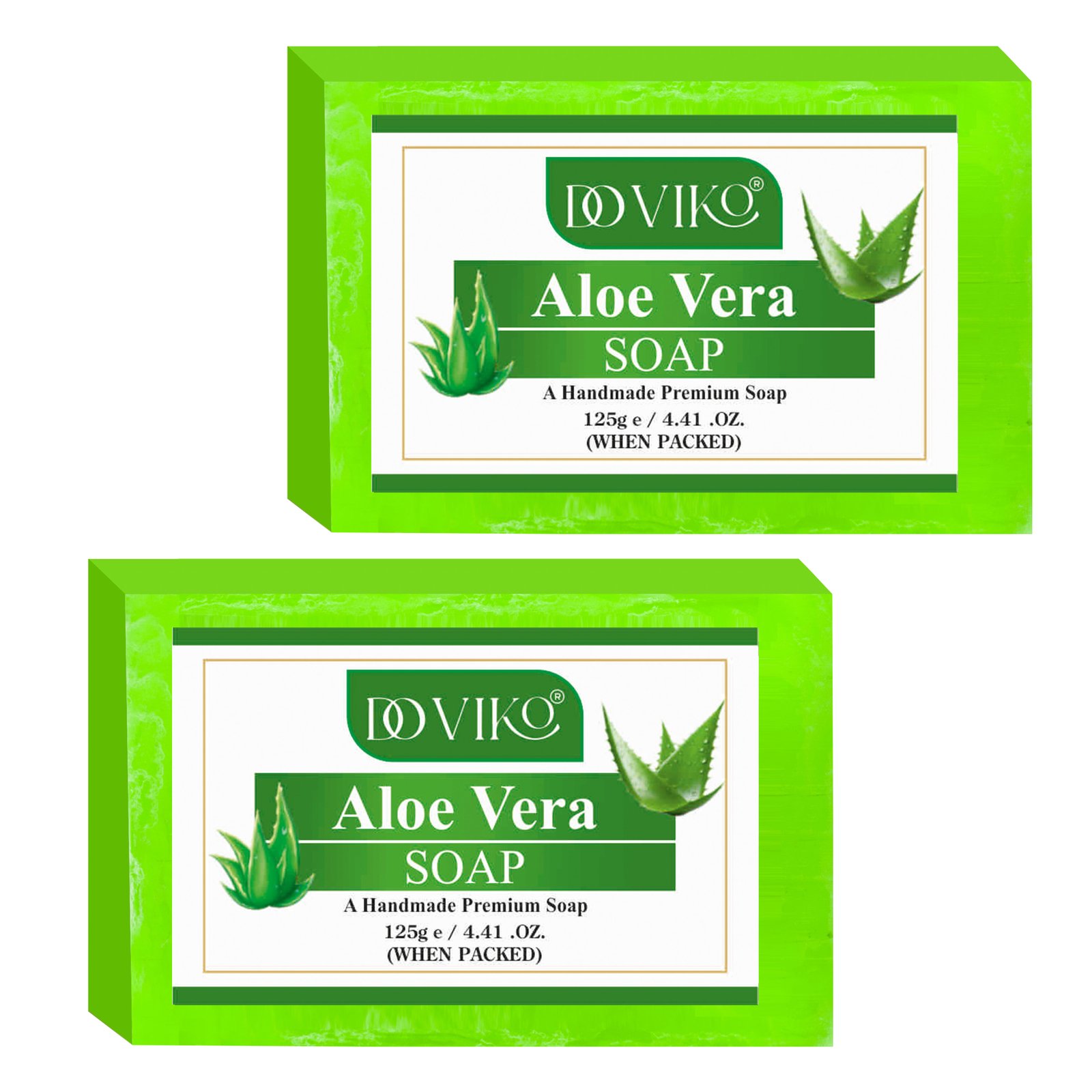 Doviko Aloe Vera Soap - Acne & Blemish Control - Pack of 2 (250 g)
