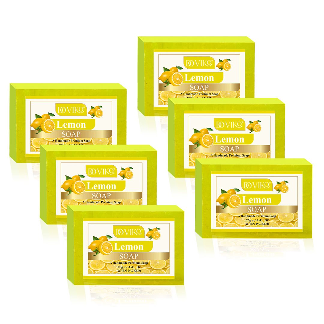 Buy Doviko Organic Lemon Soaps Combo - Pack of 6 (750 g)