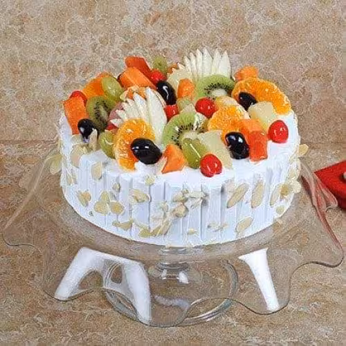 Sweet Exotic Vanilla Fruit Cake